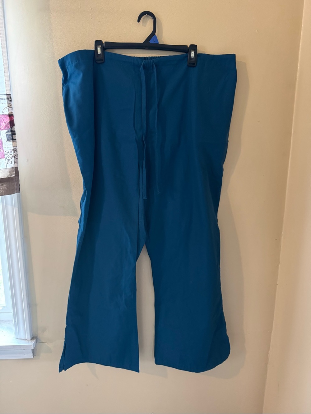 🎄5 for $20 Cherokee Teal Blue Wide Leg Scrub Pants Size 2XL